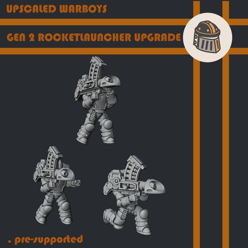 UPSCALED WARBOYS – GEN2 ROCKETLAUNCHER UPGRADE KIT [PRESUPPORTED]