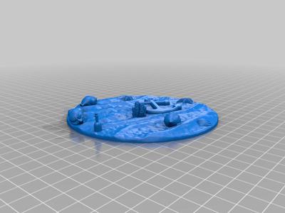 Kitbashed Sand/Underwater Base 115mm round