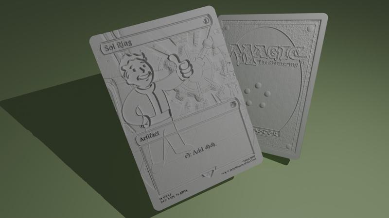 Sol Ring Fallout PIP Boy - MAGIC THE GATHERING (MTG)