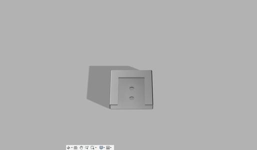 small led remote holder to mount with screws
