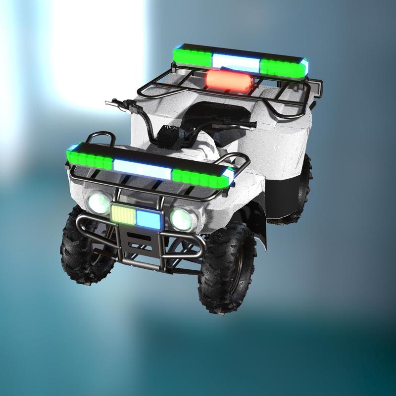 ATV VEHICLE BICYCLE BIKE CAR TRUCK MOTORBIKE 0 CHAIN WHEELS 3D MODEL STL OBJ DAE