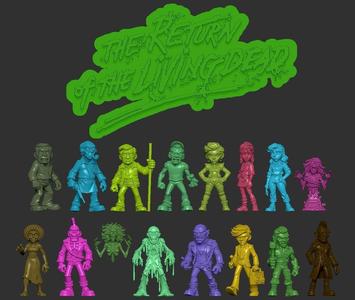 Return of the Living Dead Cast Action Figures
