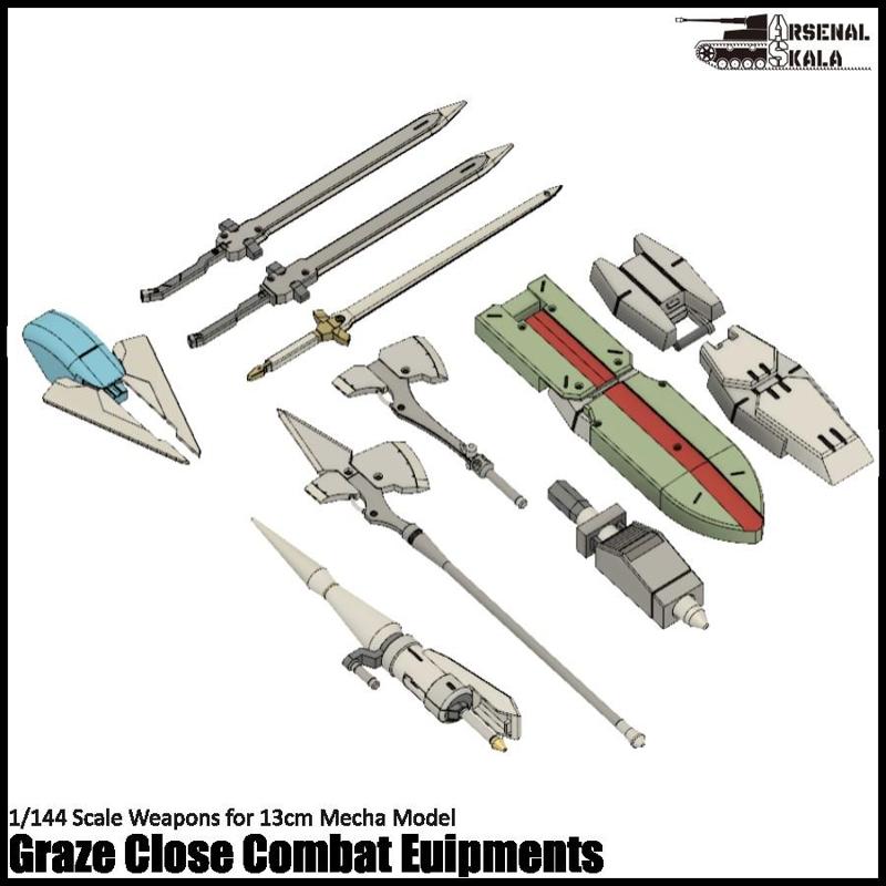 1/144 Graze Close Combat Equipments