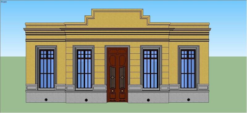 Academicist townhouse - Italianate facade