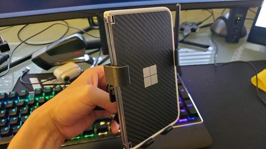 Surface Duo ears for a phone mount