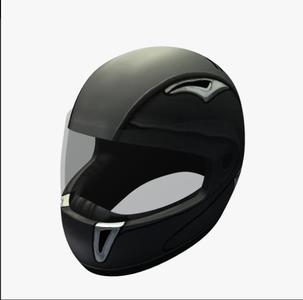 Modern Motorcycle Helmet - 3D Printable Safety Gear Replica