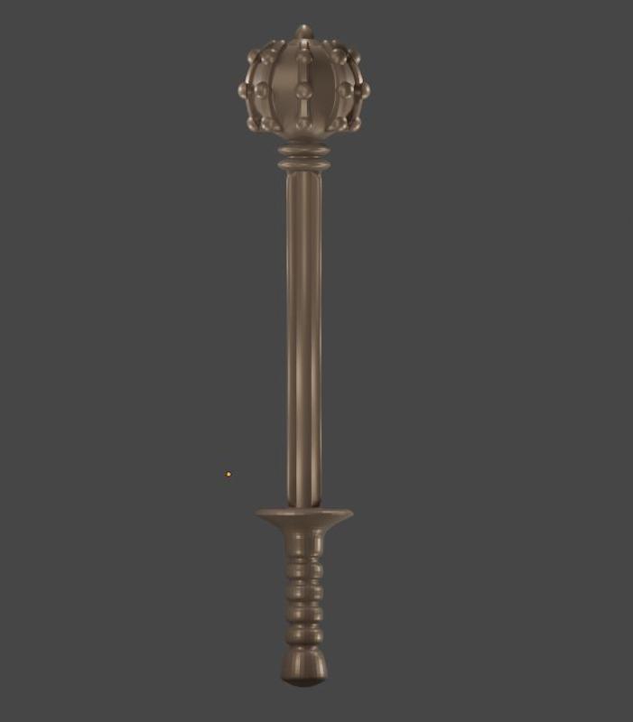Miniature bits - Fantasy - Melee - Plaguehealer mace