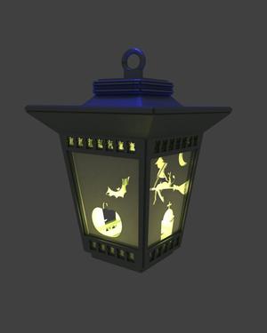 Antique lantern for Haloween