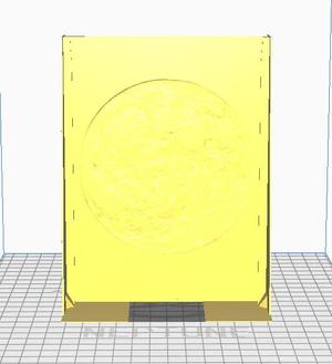 Moon lithophane   