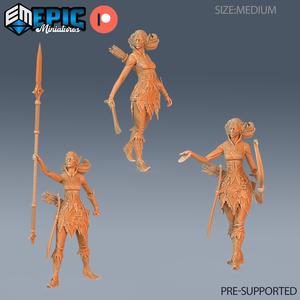 Fey Elf Autumn Set / Female Forest Warrior / Fairy Elvish Tribe