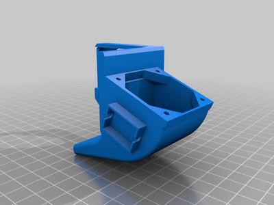 Creality Sprite cooling duckt for Noctua 4010/4020 with tiny buck convertor housings