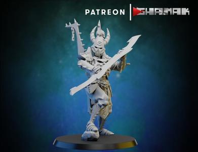 Futuristic space dark elves incubi 2 support ready