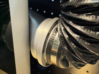 H2D Slim 90 Degree Hood Adapter