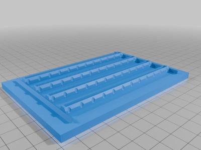 96 Well Plate Magnetic Rack, 12 Channel