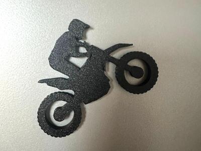 Refrigerator magnet motocross