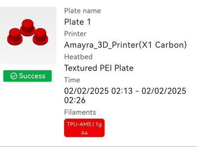 Bambu Lab X1C/P1S 4-IN-1 PTFE cable hole protector