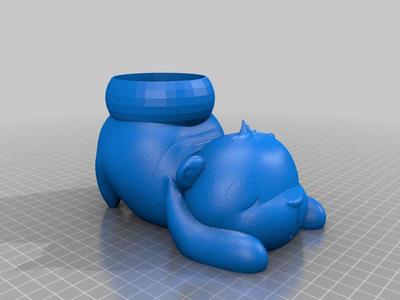 Sleeping Panda Coin Bank