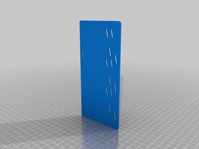 Smaller side panel for Vallejo Paint Rack by STIG_