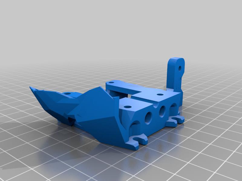 cr/bl touch stealth burner back for Phaetus Dragon