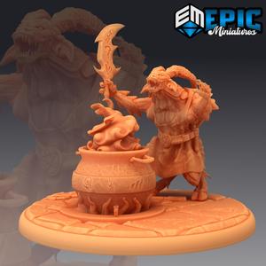 Horned Devil Summoner / Demon Minion / Hell Spawn Horror / Abyss Encounter