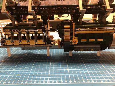 Support for: Pantasy Steampunk Railway Station: Train Locomotive and Coach   