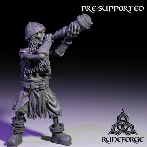 Skeletal Horn Blower