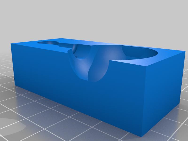 Soft jaws for holding 3D printed metal shifter ball