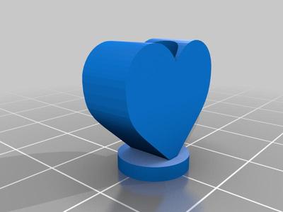 Valentine heart vase ( for fake flowers)