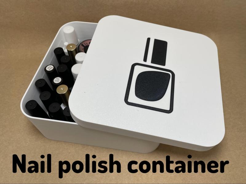 Nail polish container