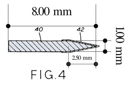 Cathode 1, cathode with wetted tip