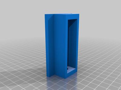 18650 holder 1x, with screws