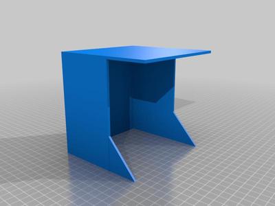 Table top display shelf.