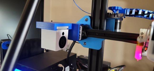 CR-10 V3 Wyze camera X axis mount with extra X clearance