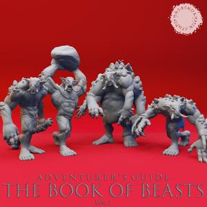 Troll Warband - Book of Beasts - Tabletop Miniatures (Pre-Supported)