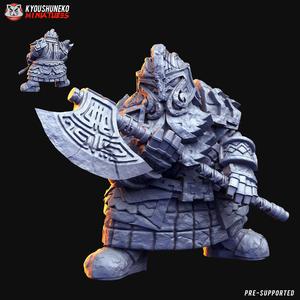Dwarf Rune Guardian Golem D