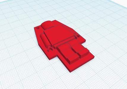 Lego Shape Keychain