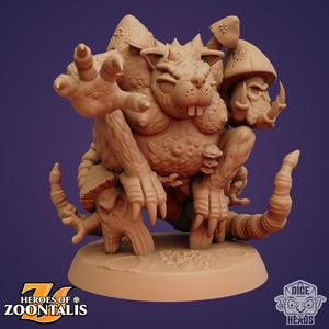 Fungal Rat Queen (pre-supported included)