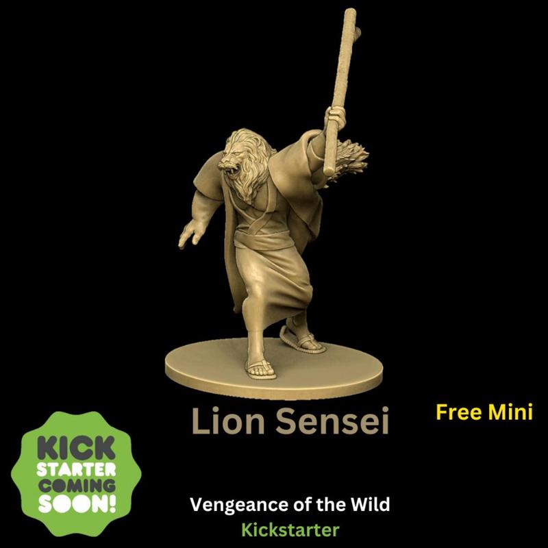 Lion Sensei - From our Upcoming Kickstarter