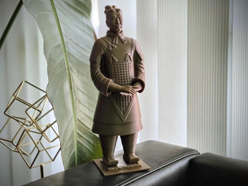 Ancient Chinese Xian Terra Cotta Warrior Sculpture