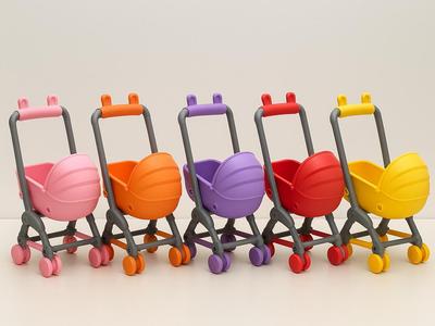 Miniature Baby Shark Stroller