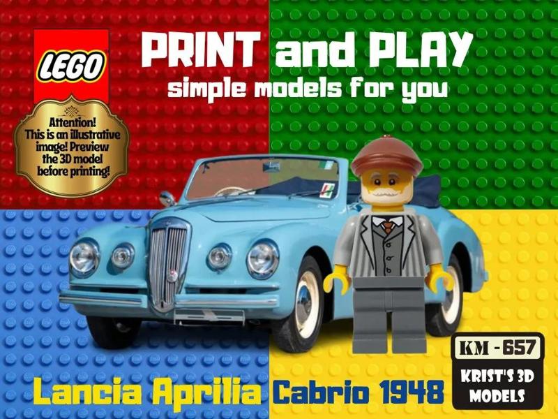 LEGO Lancia Aprilia Cabriolet 1948   