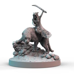 Wood Elf Panther Mount (pre-supported)