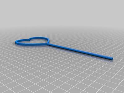 Love heart stick
