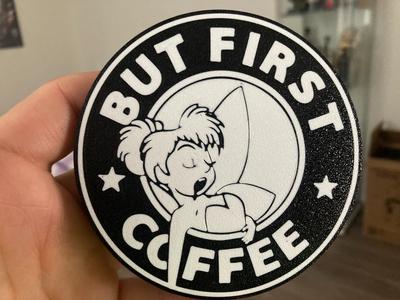 But first coffee coaster 