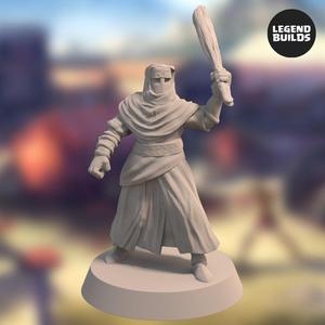 Night s Cult Rioters - Pose 2 - 3D printable miniature - STL file