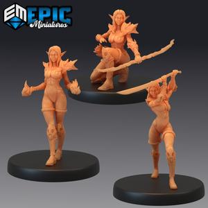 High Elf Set / Female Elven Warrior / Elvish Tribe