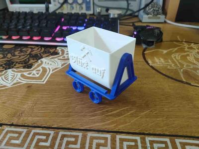 Mine cart Glück auf