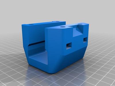 Ender 6 X-axis linear rail mount for MGN9 
