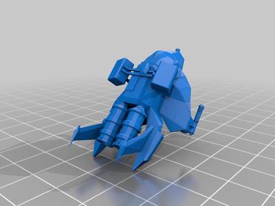 Battlestar galactica armored raptor