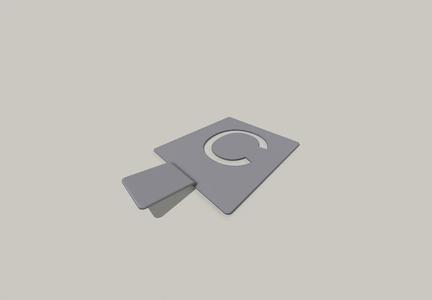 Stencil C . 8 cm   